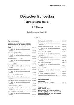 Deutscher Bundestag, Stenografische Berichte